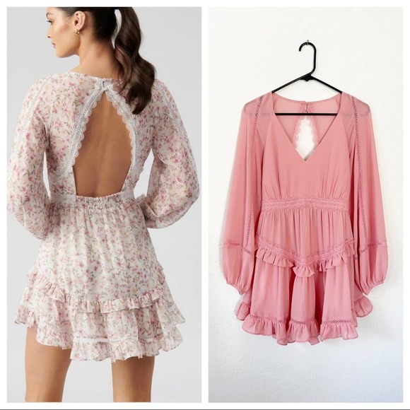 Forever New Dresses & Skirts - Forever New Jane Trim Splice Mini Dress in Pink size XS